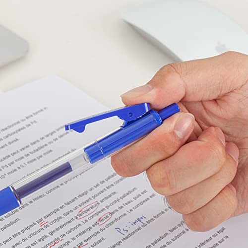 Aihao Medium Point Gel Pen, 0.7Mm, Assorted Ink Pens With Multi-Function Clip,12Ct Retractable Rollerball Pen No Smear & Smudge For Smooth Writing, Journaling, Notetaking,Planner #TOP3