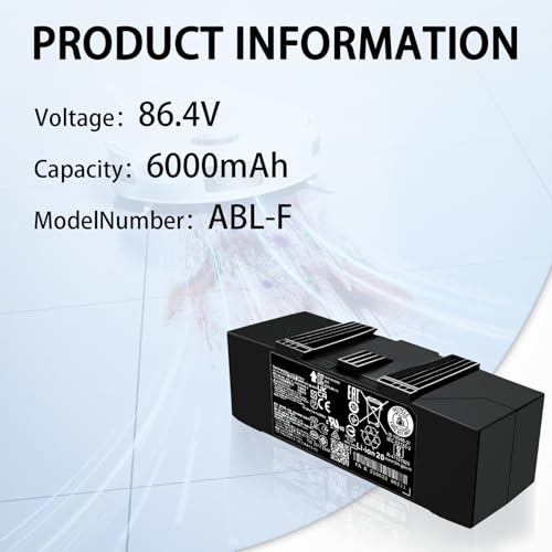 Image of 5600mAh ABL-F for irobot Battery Replacement for irobot roomba e5 e6 i3 i6 i8 i8+ i7 i7+ 7150 7156 7158 7550 7558 i3 i3+ 3150 3158 3550 3556 3558 e5 e5150 e5152 e5154 e5158 e6 6198 e6198