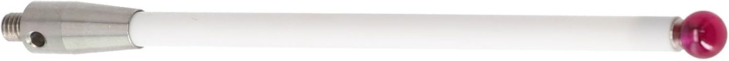 for JHEUAYK 2pcs Ceramic Stylus Test Probes A-5000-3712 CMM Probe Stylus 100mm Ceramic Stem-6mm Ball Tip