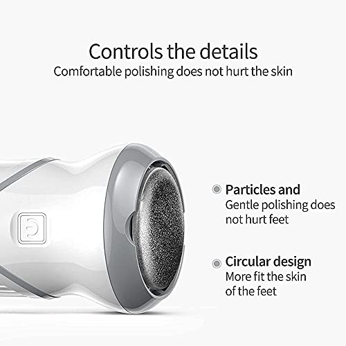 Elektrische Voetschuurmachine, Elektrische Voeten Eeltverwijderaars, Stofzuiger Oplaadbare Pedicurehulpmiddelen Voor Het… - Afbeelding 3