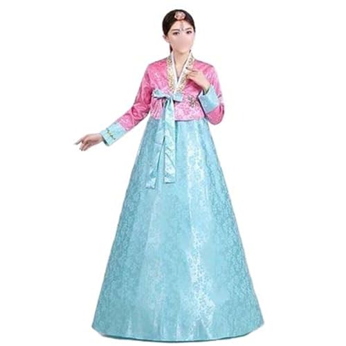 Hanbok traditionnel coréen pour spectacle de danse et performance de scène