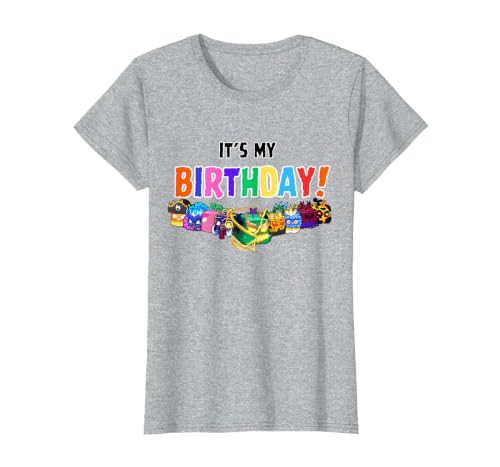 blox Fruit Birthday Party It's My Birthday T-Shirt, Women, Heather Grey, Medium