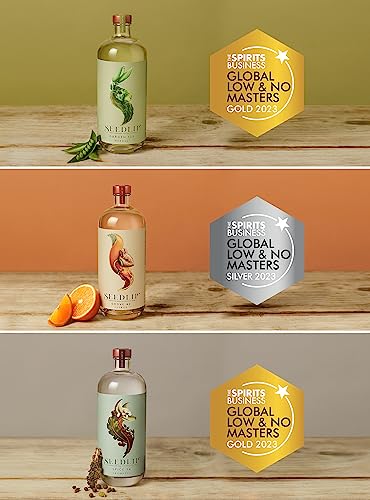 Seedlip - Non-Alcoholic Spirits Trio Bundle | Grove 42, Garden 108 And Spice 94 | Calorie Free, Sugar Free | 23.7 Fl Oz (Pack Of 3, 700Ml) #TOP1