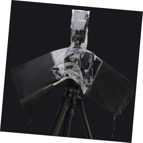 Funda de lluvia para cámara con cordón ajustable Tofficu protector de flash 5