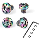 Cool Hand Customized Screws for Slim 1911 Full Size/Compact Grips, 4 Stainless Steel Screws, 4 O...