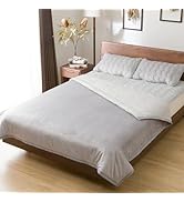 Amazon｜ニトリ 2枚合わせ 毛布 A2210 Nウォーム グレー ダブルサイズ