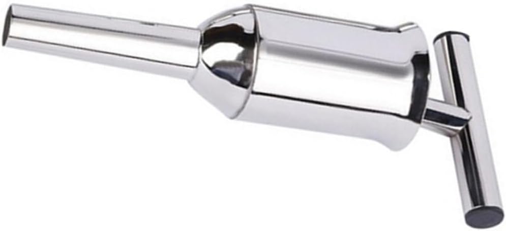 Toyvian Stainless Steel Sausage Stuffer Kit Small Sausage Filler Tube for Home Use Compatible with Meat Grinders Easy to Clean and Safe for Ground Beef Pork Turkey Venison Filling