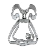 Städter Ausstechform, Edelstahl, Silber, 6,5 x 4,5 x 2 cm