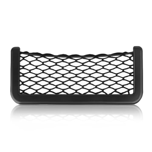 RAMGLYO Juego de 4 Piezas Red de Almacenaje Universal Organizador de Coche (Negro)