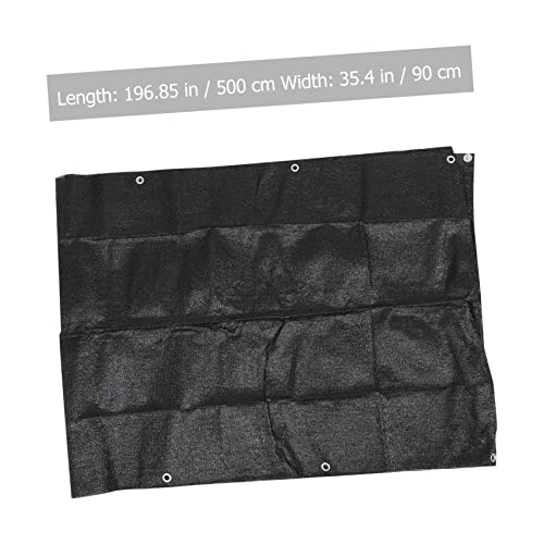 Sombra para jardín BESPORTBLE exterior toldo vela rectangular con protección UV 2 piezas 6
