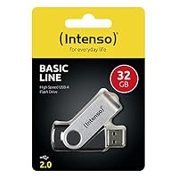 Intenso Basic Line 32 GB USB-Stick USB 2.0 Silber/schwarz (Packung mit 2) – Ansicht 2