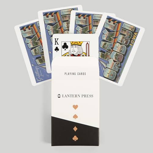 Cartas de Poker Lantern Press Lake Okoboji 52 naipes miniatura 6