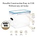 Airtight Food Storage Containers - Wildone Cereal & Dry Food Storage Container Set of 6, Leak-proof & BPA Free, With 1 Measuring Cup & 20 Chalkboard Labels & 1 Chalk Marker
