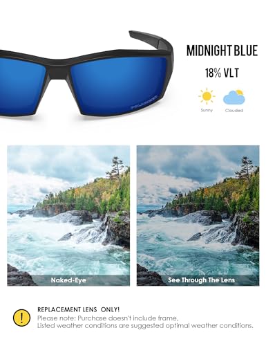 Image of BLAZERBUCK Anti-salt Polarized Replacement Lenses for Oakley Canteen 2006 Sunglass