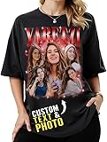 Custom Your Own Bootleg Rap Tee Shirts, Custom Vintage Graphic Tshirt for Men Women, Custom Girlfriend Face Shirt, Girlfriend Tshirt for Boyfriend, Customized Shirts with Picture