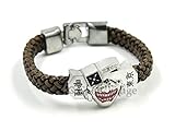 Con cierre de ancla CoolChange Brazalete Trenzada con máscara de Ken Kaneki para los Fans de Tokyo Ghoul