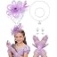 Lightpurple Fascinators Hat