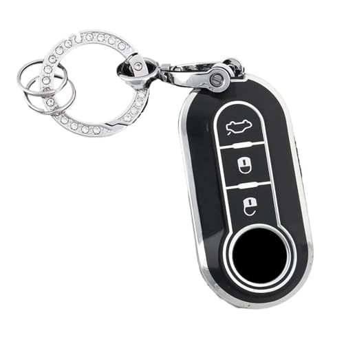 Coque de protection en TPU pour clé de voiture Fiat Lancia