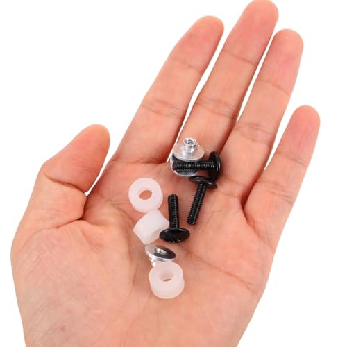 BESPORTBLE Hockey-Visierschrauben Reparaturset Mit Schrauben Unterlegscheiben Und Muttern FüR Hockeyhelme Zylindrische Distanzringe Zur Visierbefestigung Und Wartung