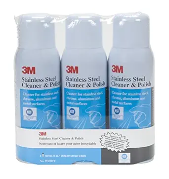 3M Stainless Steel Cleaner and Polish, 10 oz. (3 Pack)