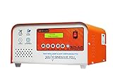 MuscleGrid Solar Sensation 1KVA (1000VA) Hybrid Solar Inverter with 6 Modes and AI Charge and INBUILT STABILIZER (1KVA (1000VA) 12V, Orange)