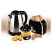 Produktbild PEM KT-360 Frühstücksset, Edelstahl, Schwarz