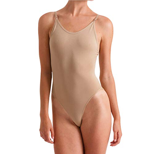 Silky Womens/Ladies Dance Seamless Low Back Leotard (1 Garment) (X-Large) (Nude)