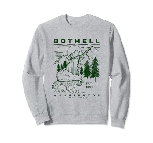 Bothell Washington Neat - Recuerdo de viaje rústico Bothell Sudadera