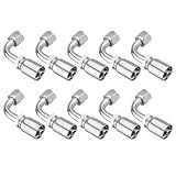 Venussar 10 PCS 90° Hydraulic Hose Fittings, for 1/2' Hose x 1/2' JIC 37° Female 90° Hydraulic Hose End...