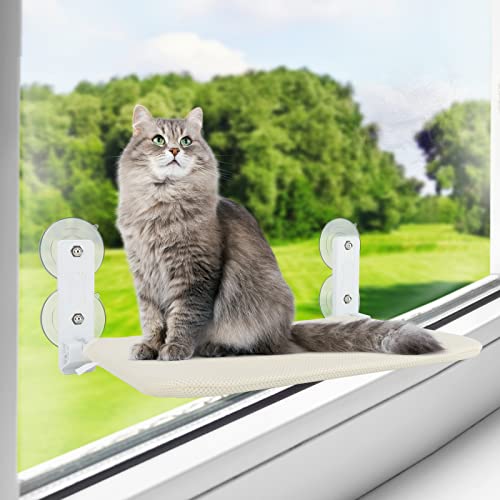 Hamaca Para Ventana Para Gatos, Percha Inalámbrica, Asiento De Repisa De  Ventana, Cama Plegable