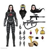 Super7 ULTIMATES! G.I. Joe Baroness in Black Suit - 7' G.I. Joe Action Figure with Accessories Classic Cartoon Collectibles and Retro Toys