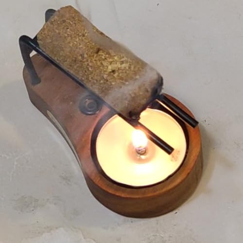 Incensário Suporte Palo Santo Power +10velas+50 gramas de palo Santo