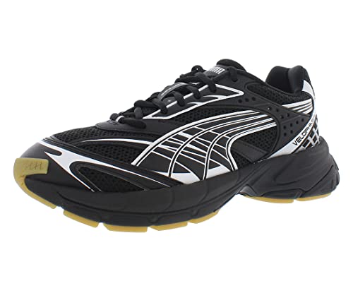 PUMA Mens Velophasis Technisch Lace Up Sneakers Shoes Casual - Black - Size 10.5 M