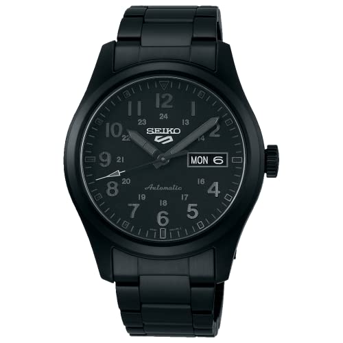 Preisvergleich Produktbild Seiko Seiko 5 Sport 'Stealth' Edelstahlarmband SRPJ09K1