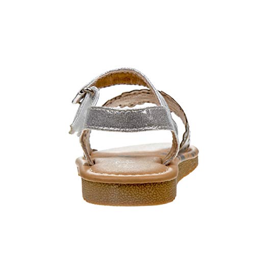 Josmo Girls Samara Sandal, White, 9 Toddler3