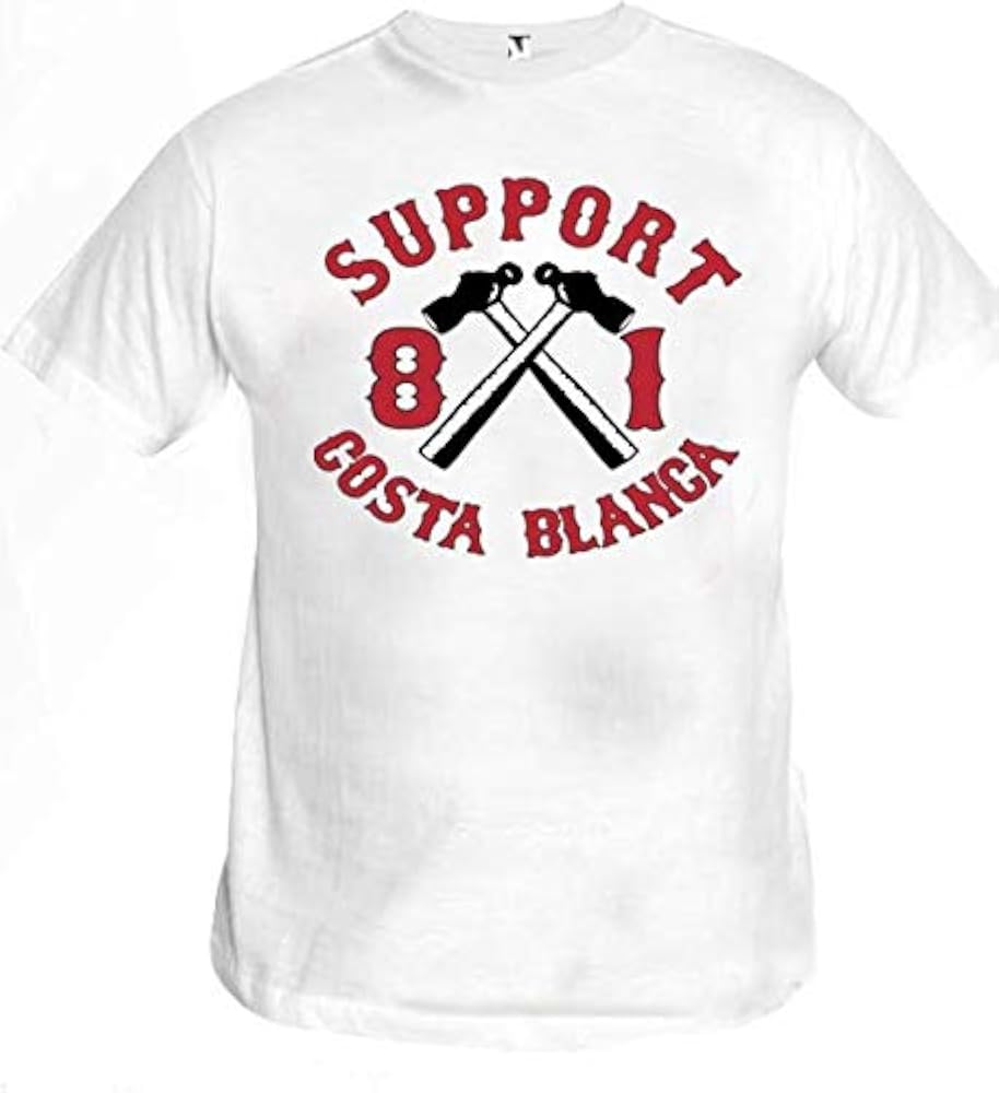 NEU Hells Angels Support 81 Big Red Machine T-Shirt WORLD - Foto 4