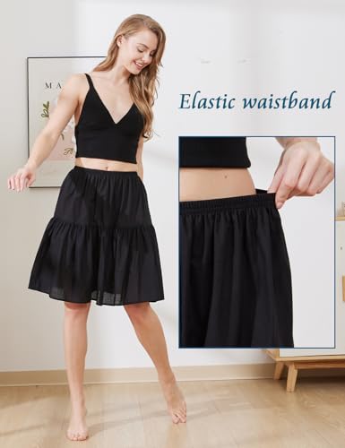 Image of BEAUTELICATE Half Slip Skirt Extender 100% Cotton Vintage Underskirt