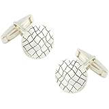 Gemelli - Gemelli in pelle di coccodrillo Gemelli in argento sterling 925