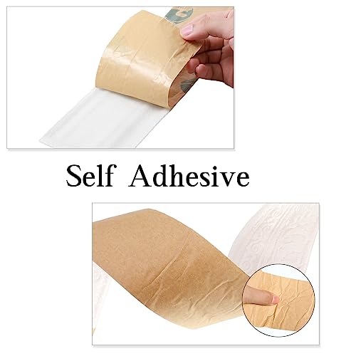 TaoBary 90 x 3 Inch Self Adhesive Flexible Foam Molding Trim Wallpaper Border 3D Sticky Decorative Wall Lines Peel and Stick Wall Baseboard Trim for Home Hotel DIY Decor(5 Roll,White) - Thumbnail 5