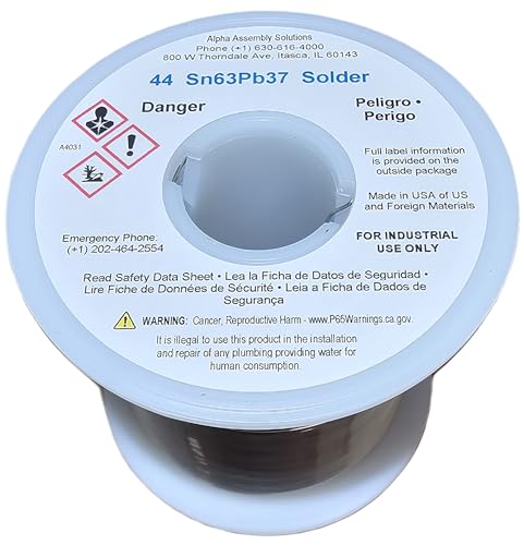 Kester 44 Lead Solder Wire - 1 lb - 0.025 in Wire Diameter - Sn/Pb Compound - 37 % Lead Content - 24-6337-0018 [PRICE is per POUND] - Thumbnail 3