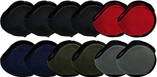 10 Pack Fleece Winter Ear Warmers For Men, Women Bulk Ear Muffs For Winter, Behind The Head Earmuffs For Total Comfort And Style #TOP2