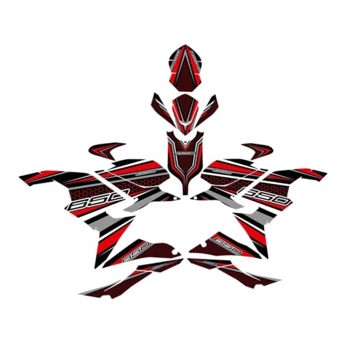 Stickers de protection réservoir Kawasaki Ninja 650 anti-rayures garde-boue Design C