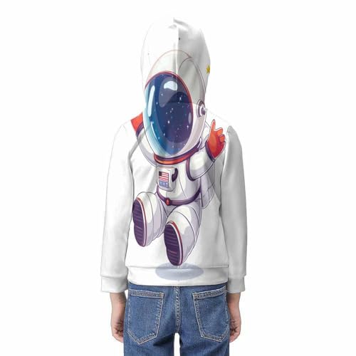 Sweat pull à capuche astronaute 3D : cadeau parfait garçon 12-14 ans - 6
