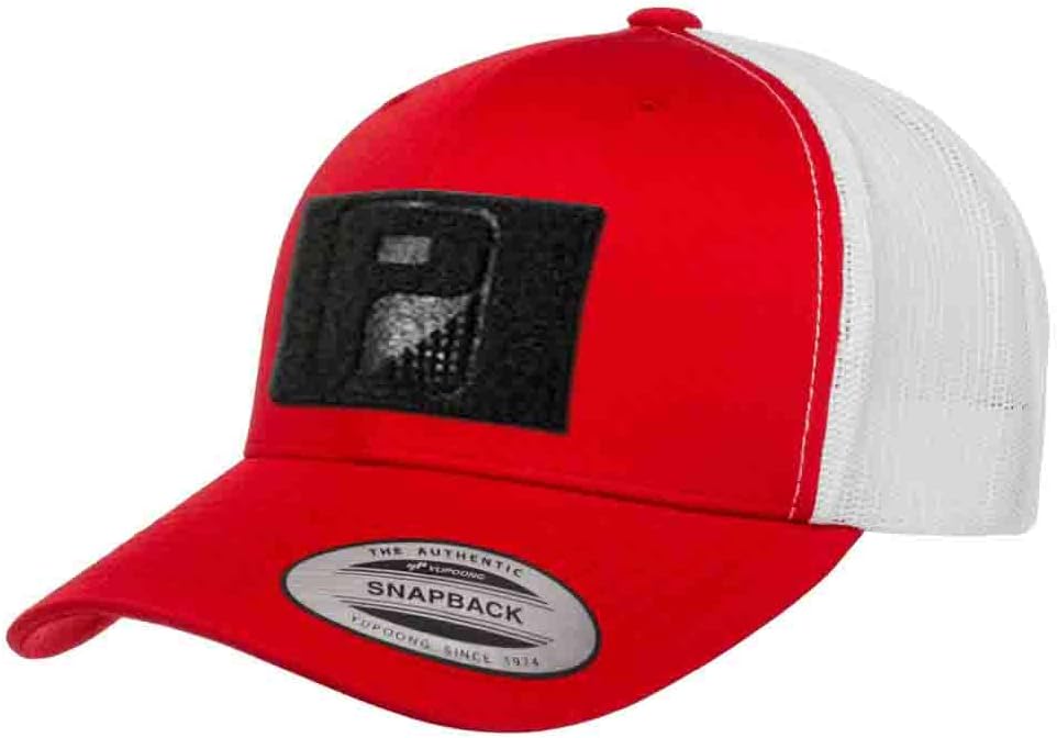 Pull Patch Tactical Snapback Trucker Hat – Curved Bill Cap with 3x2 Inch Hook & Loop Panel for Morale Patches