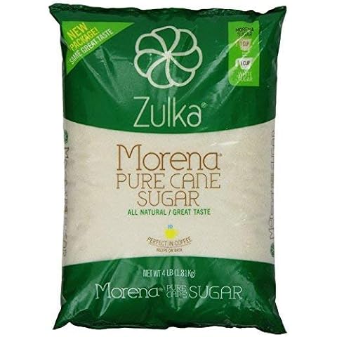 Zulka Morena Pure Cane Sugar, Unfined & Non-gmo All Natural Sugar (Bag size and quantity may vary for a total of 8lbs), 3 Pack Cover