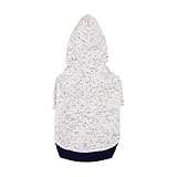 Youly Heathered Pet Hoodie Small Blue