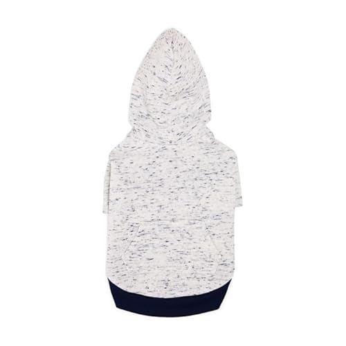 Youly Heathered Pet Hoodie Small Blue