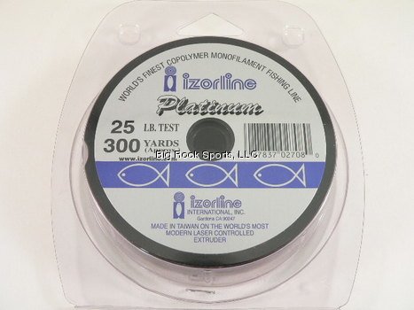 Izorline 27080 Platinum Co-Polymer Mono Line, 25 lb/300 yd, Clear