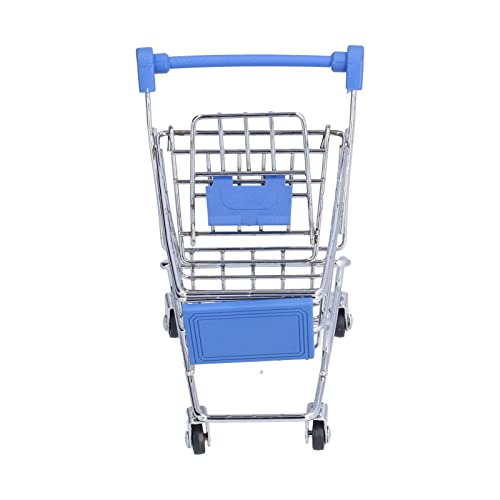 Mini Carrinho De Supermercado BORDSTRACT, Modelo De Mini Carrinho De Compras Azul, Carrinho De Super