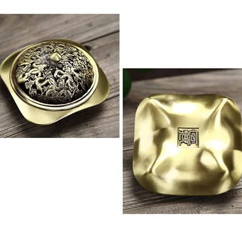 Vintage Zinc Alloy Dragon and Phoenix Incense Burner #TOP30